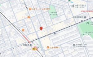 ビッグ・エー北習志野駅前店の地図