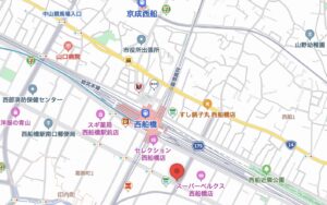 メンズ眉毛サロン you 西船橋店の地図