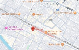 鮨 恵比澤の地図