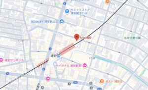 M’av浦安（マーヴ浦安）の地図