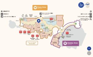 CAFÉ AUX BACCHANALES（カフェ オーバカナル）イクスピアリ店の場所