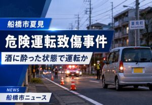 船橋市夏見で危険運転致傷事件|酒に酔った状態で軽乗用車を運転か 58歳男を逮捕【2026年5月10日】